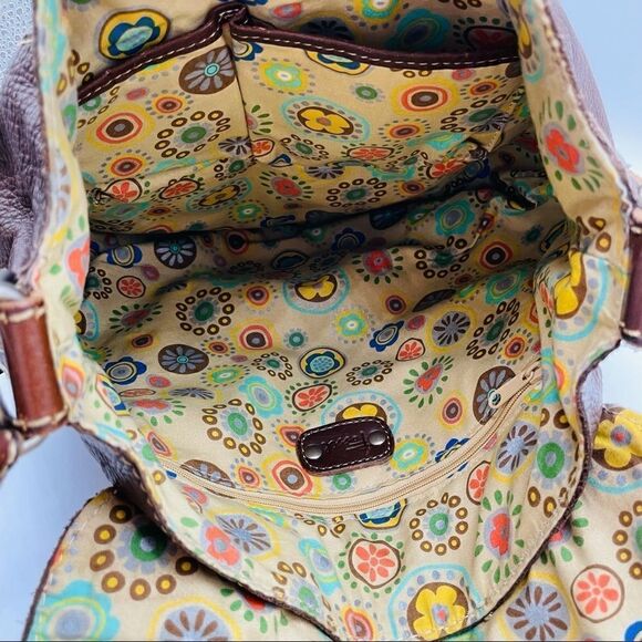 Vintage Fossil Leather Shoulder Bag - Picture 6 of 9